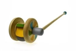 Calm & Breezy Calm & Breezy Wooden Push-A-Long Olive Tumbler