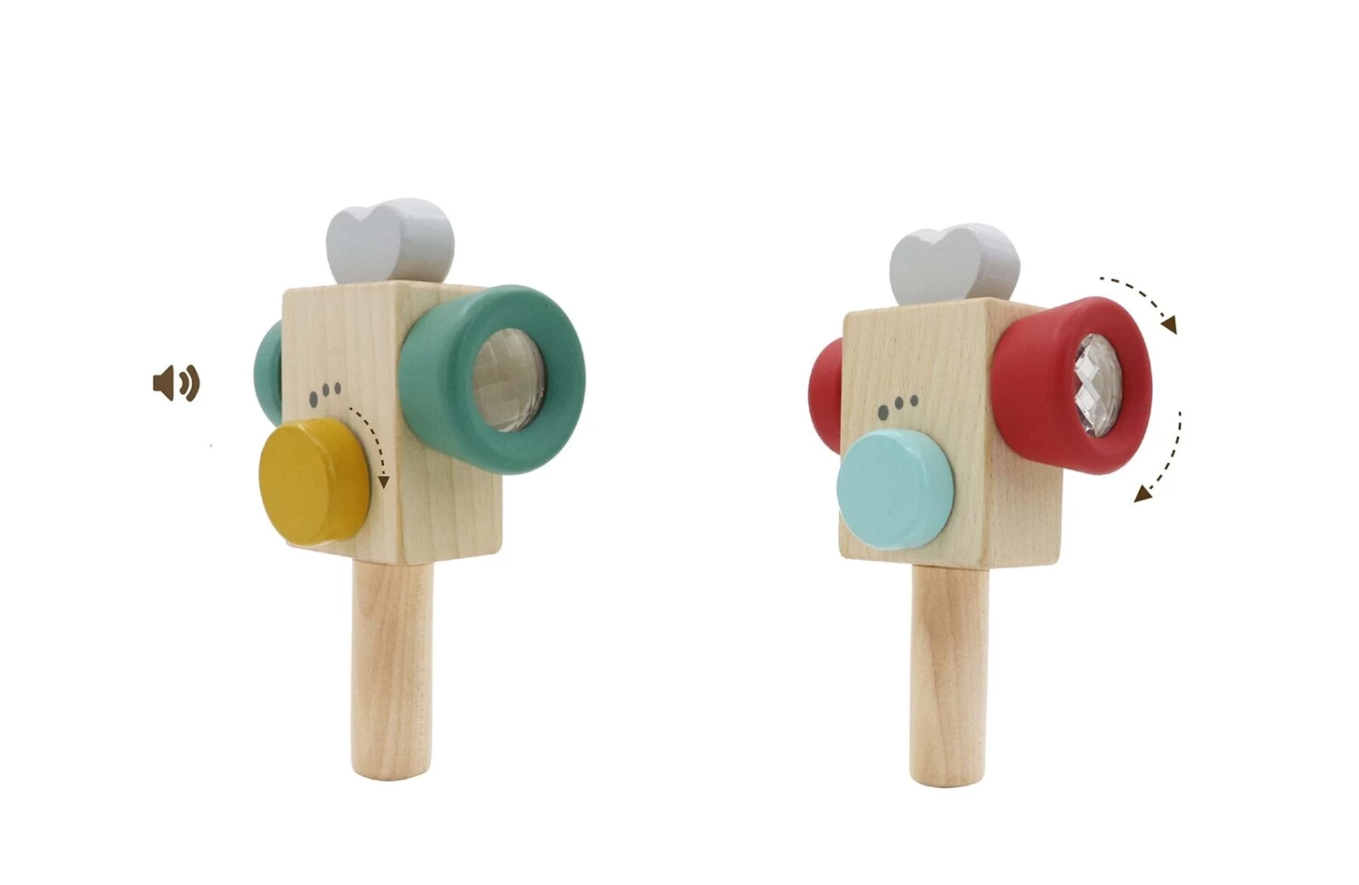 Calm & Breezy Calm & Breezy Wooden Video Recorder Prism Green 2 Calm & Breezy Calm & Breezy Wooden Video Recorder Prism Green - Image 2