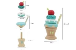 Calm & Breezy Calm & Breezy Stacking Icecream Mint -KidKraft Store E01 NG23531B 2