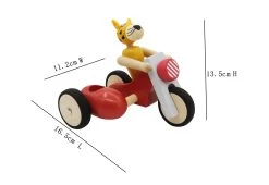 Kaper Kidz Retro Lge Motor Tricycle With Cute Leopard Driver Blue 7 Kaper Kidz Retro Lge Motor Tricycle With Cute Leopard Driver Blue -KidKraft Store E01 NG23543B 2