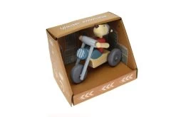 Kaper Kidz Retro Md Motorcycle With Cute Dog Driver Blue Bike -KidKraft Store E01 NG23549B 2