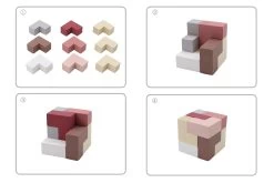 Kaper Kidz Calm & Breezy Wooden Brain Teaser Soma Cube -KidKraft Store E01 NG23588B 2