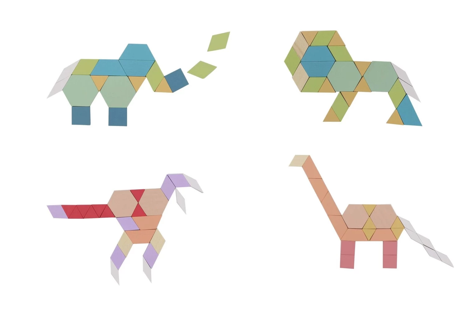 Kaper Kidz Calm & Breezy Wooden Pattern Blocks 3 Kaper Kidz Calm & Breezy Wooden Pattern Blocks - Image 3