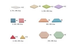 Kaper Kidz Calm & Breezy Wooden Pattern Blocks 8 Kaper Kidz Calm & Breezy Wooden Pattern Blocks -KidKraft Store E01 NG23598 3