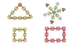 Kaper Kidz Calm & Breezy Geometry Connecting Shape Building Blocks 7 Kaper Kidz Calm & Breezy Geometry Connecting Shape Building Blocks -KidKraft Store E01 NG23609 2