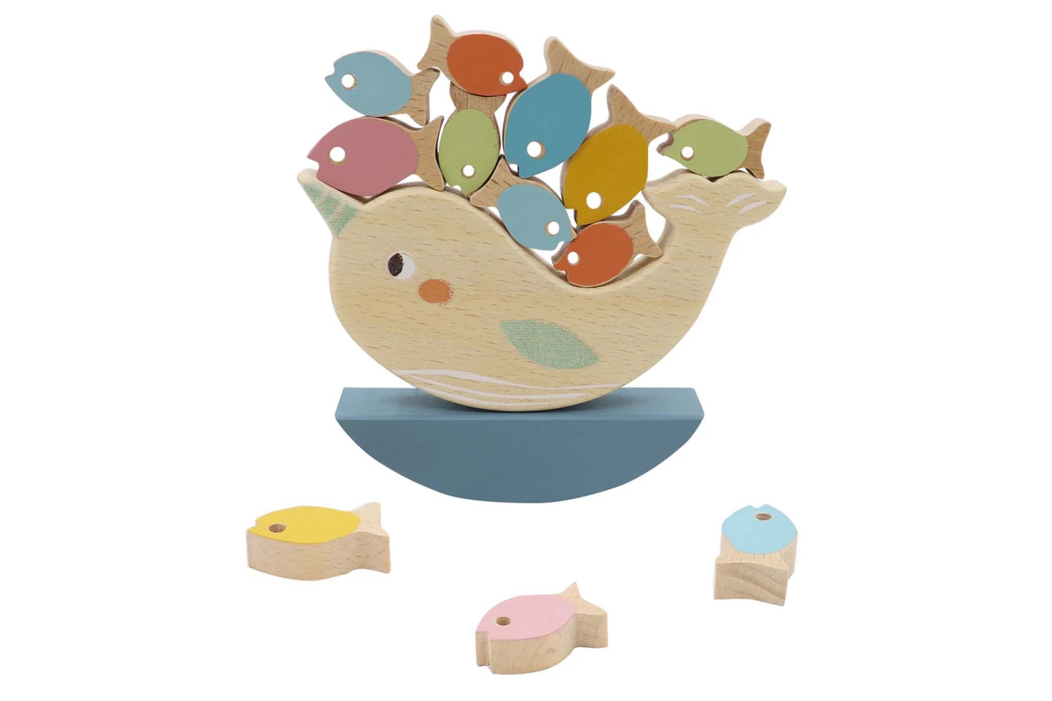 Kaper Kidz Wooden Fish Balancing Game 1 Kaper Kidz Wooden Fish Balancing Game