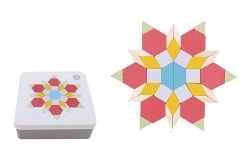 Kaper Kidz Calm & Breezy Pattern Blocks In Tin Box -KidKraft Store E01 NG23645 2