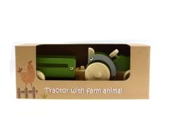 Kaper Kidz Wooden Tractor With Farm Animal 8 Kaper Kidz Wooden Tractor With Farm Animal -KidKraft Store E01 NG23682B 3