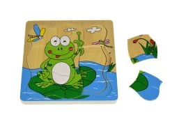 Kaper Kidz Frog Lifecycle 4 Layers Puzzle