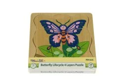Kaper Kidz Butterfly Lifecycle 4 Layers Puzzle -KidKraft Store E01 PM163C 2