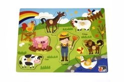 Koala Dream 2In1 Farm Animal Peg Puzzle