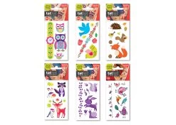 Tattot Temporary Tattoo Set Of 6 Spring Forest