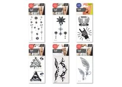 Tattot Temporary Tattoo Set Of 6 Party Rock