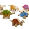 Kaper Kidz Price For One - Assorted Wooden Dinosaur - 6 Colour
