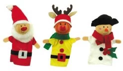 Kaper Kidz Christmas Finger Puppet Set Of 3