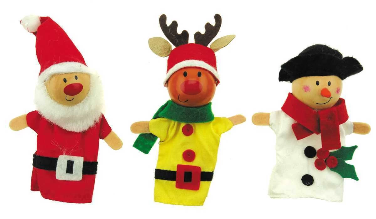 Kaper Kidz Christmas Finger Puppet Set Of 3 1 Kaper Kidz Christmas Finger Puppet Set Of 3