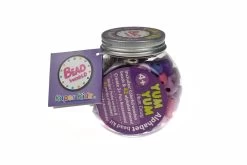 Kaper Kidz Yum Yum Diy Alphabet Bead Purple Plum Crazy Craft Kit -KidKraft Store E01 R WT338B 2