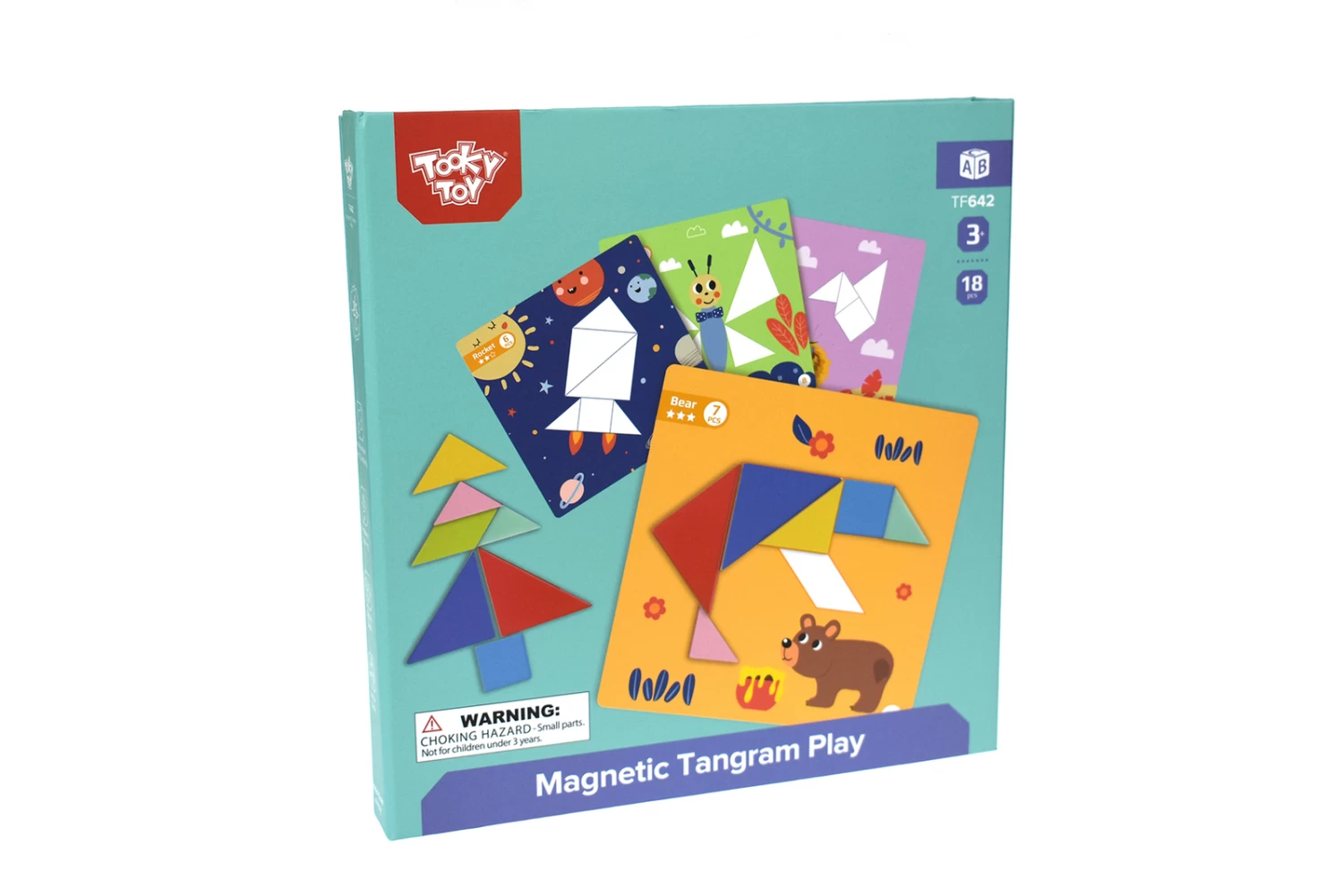 Tooky Toy Magnetic Tangram Play 4 Tooky Toy Magnetic Tangram Play - Image 4