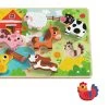 Tooky Toy Chunky Puzzle - Farm