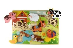 Tooky Toy Chunky Puzzle - Farm -KidKraft Store E01 TH636 2