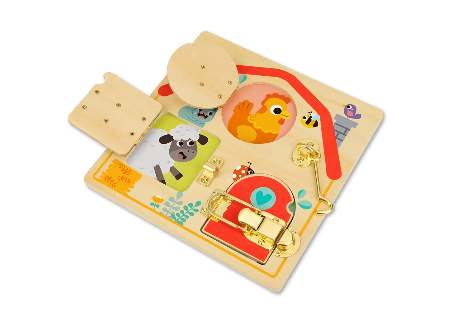 Tooky Toy Latches Activity Board 2 Tooky Toy Latches Activity Board - Image 2