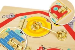 Tooky Toy Latches Activity Board 12 Tooky Toy Latches Activity Board -KidKraft Store E01 TH985 3