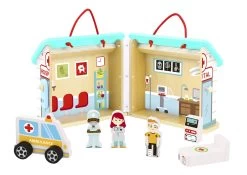 Tooky Toy Hospital Playset With Carry Box