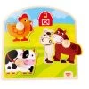 Chunky Knob Puzzle - Farm