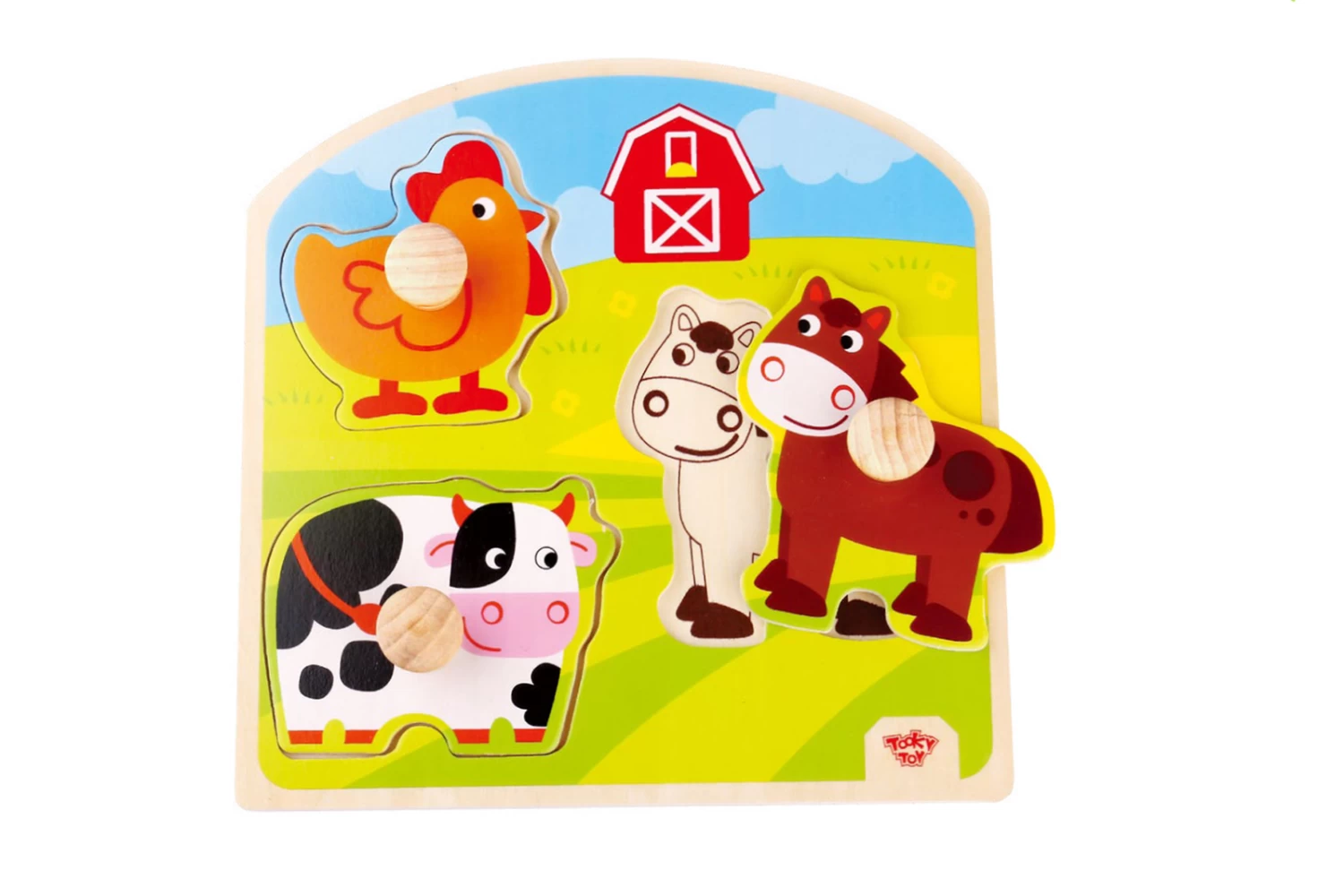 Chunky Knob Puzzle - Farm 1 Chunky Knob Puzzle - Farm