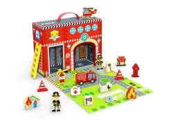 Tooky Toy Fire Station Box