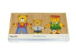 Kaper Kidz Dressing Bear Family -KidKraft Store E01 WT023 2