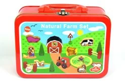 Wooden Farm Set Tin Case -KidKraft Store E01 WT266 2
