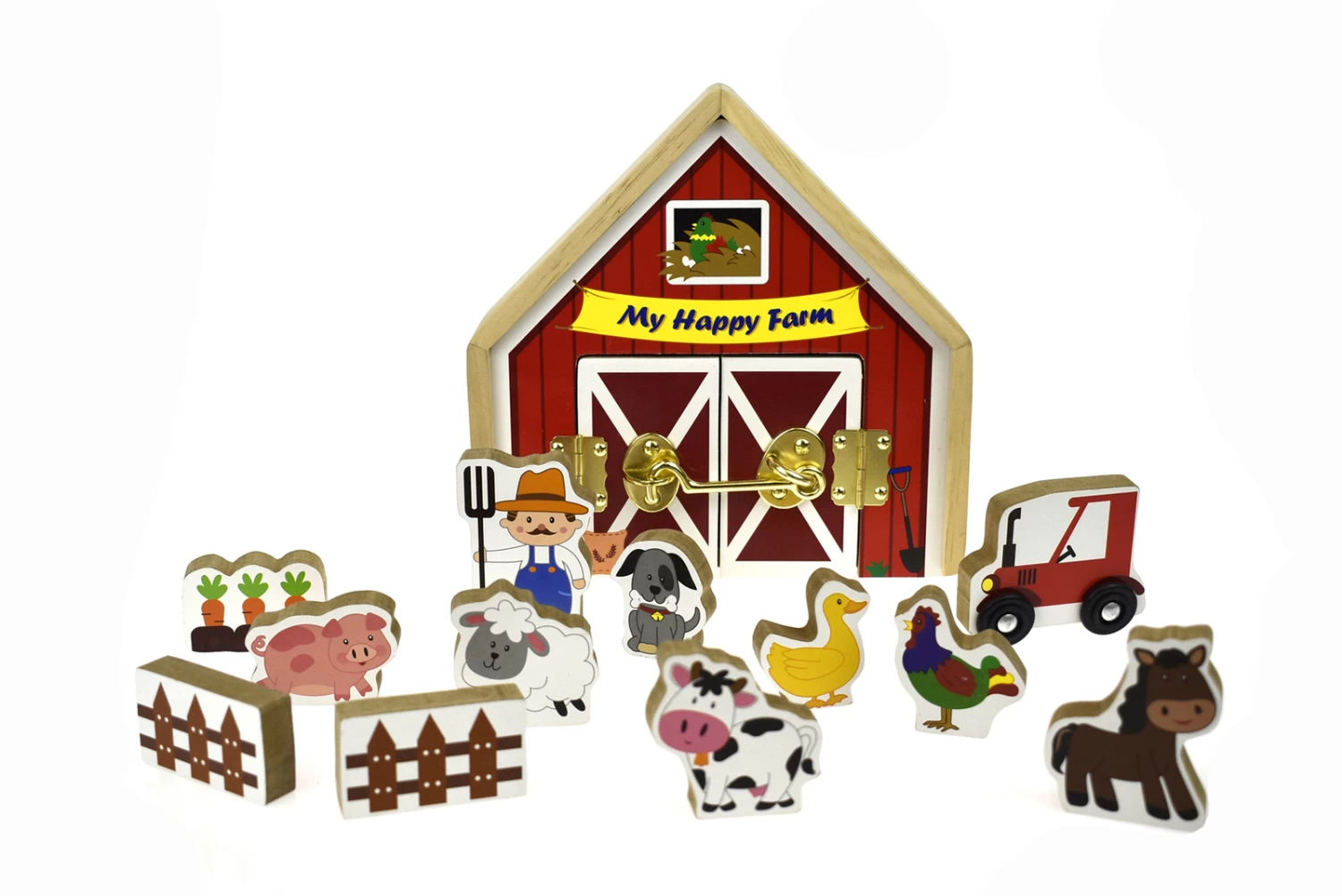Metal Latch Playset - Farm 1 Metal Latch Playset - Farm