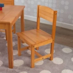 Kidkraft Kidkraft Farmhouse Table & 4 Chairs - Natural -KidKraft Store K01 21421 2