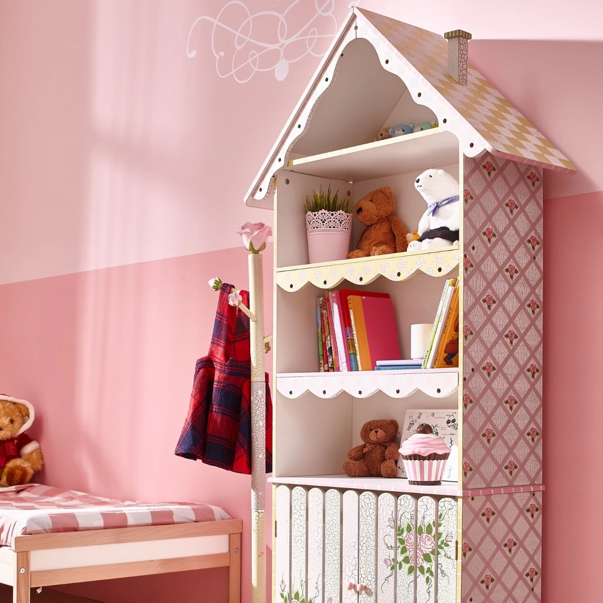 Fantasy Fields Crackled Rose Bookshelf 4 Fantasy Fields Crackled Rose Bookshelf - Image 4