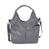 Oioi Grey Denim Bag - Tote Slouch Bucket
