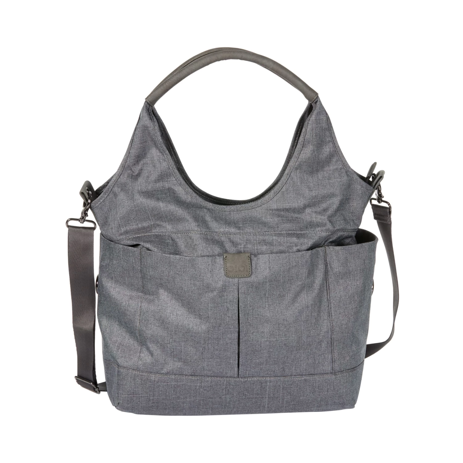 Oioi Grey Denim Bag - Tote Slouch Bucket 1 Oioi Grey Denim Bag - Tote Slouch Bucket