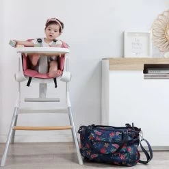 OiOi Tote Nappy Bag - Botanical Navy -KidKraft Store O01 7036 2