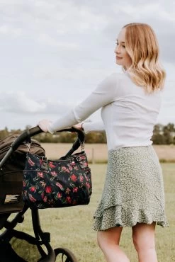 OiOi Tote Nappy Bag - Botanical Navy -KidKraft Store O01 7036 3