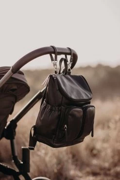 OiOi Faux Leather Nappy Backpack - Black -KidKraft Store O01 7055 10