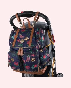 OiOi Nappy Backpack - Floral Botanica -KidKraft Store O01 7056 2