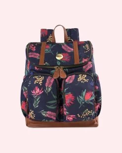 OiOi Nappy Backpack - Floral Botanica
