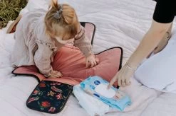 OiOi Change Clutch - Botanical Navy 13 OiOi Change Clutch - Botanical Navy -KidKraft Store O01 8025 5