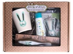 Gift Set Â€“ Bunny - Bunny Rinse Cup, Toothbrush & Toothkeeper + Blueberry Toothpaste